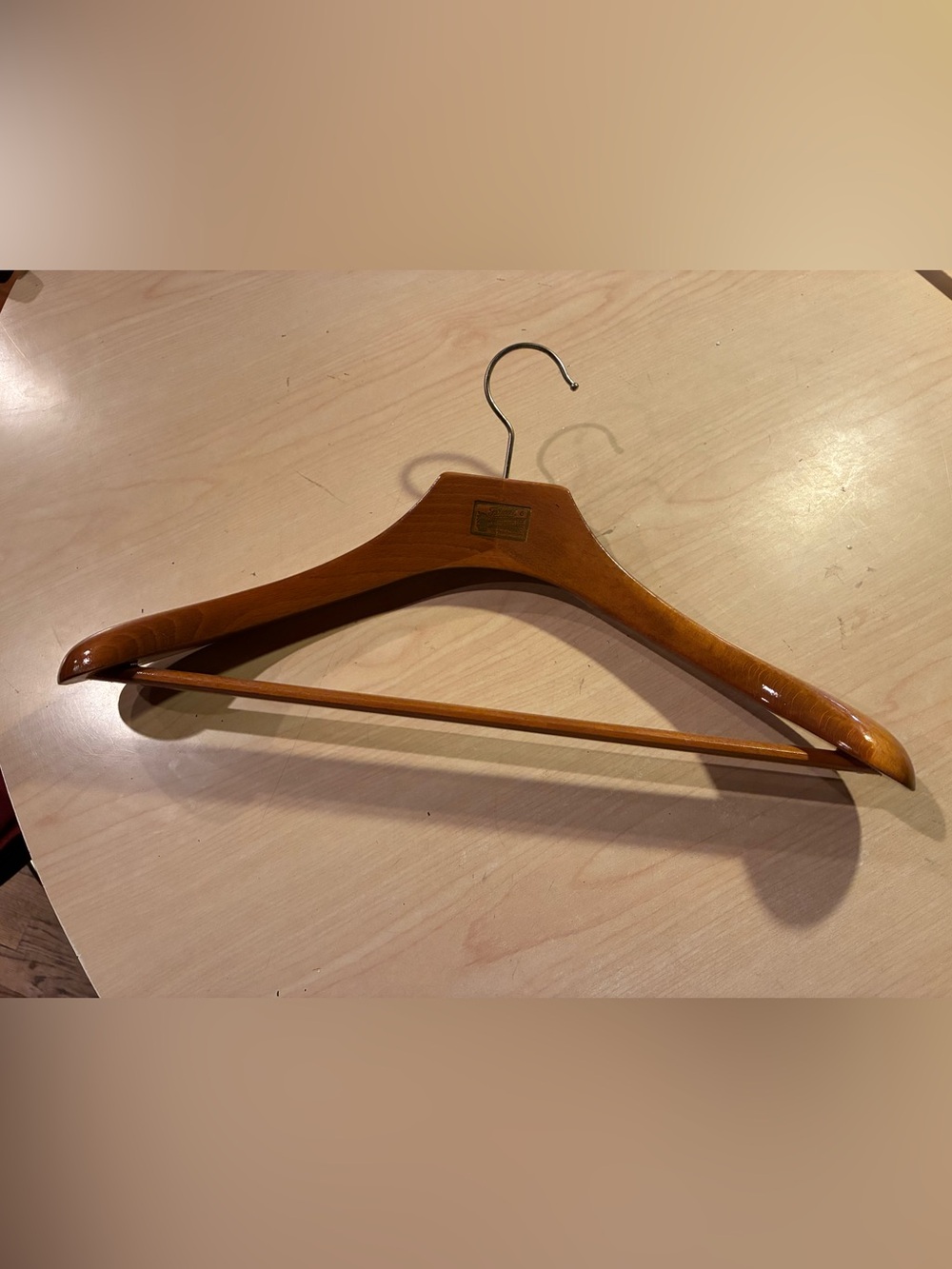 Vintage Fitwell 6 wooden clothes closet hanger made in Germany